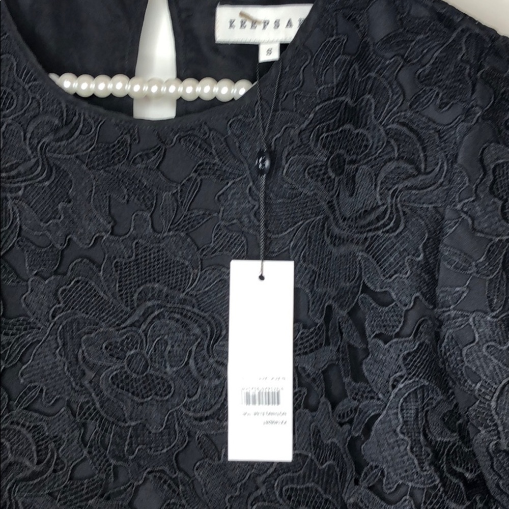Keepsake The Label Nothing Else Black Lace Top NWT - Picture 5 of 7